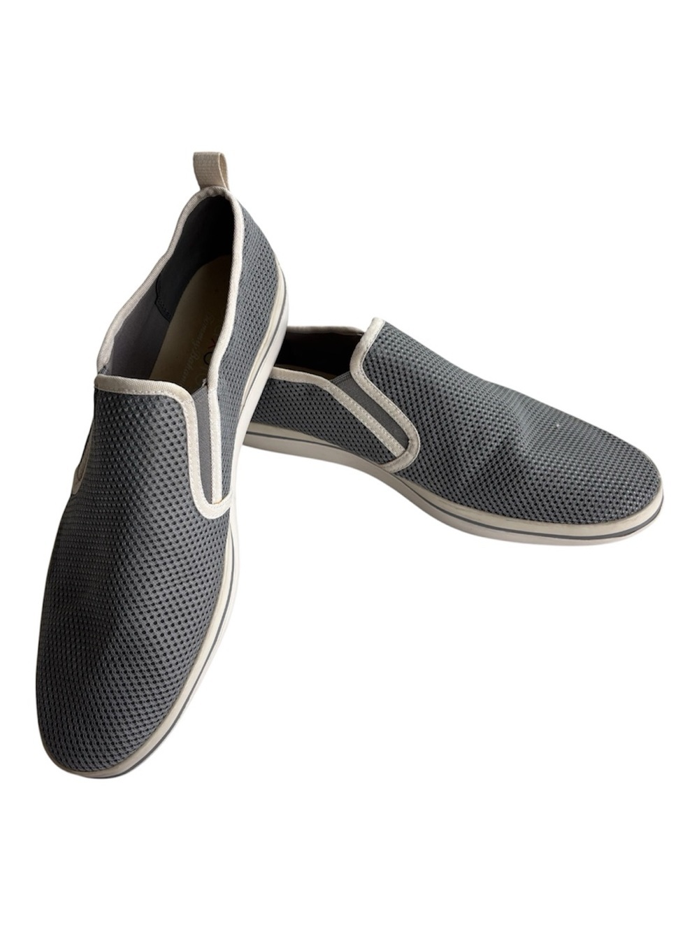 Tommy Bahama Relaxology Ryver Mesh Slip On Shoes Loafers Gray Men's 12